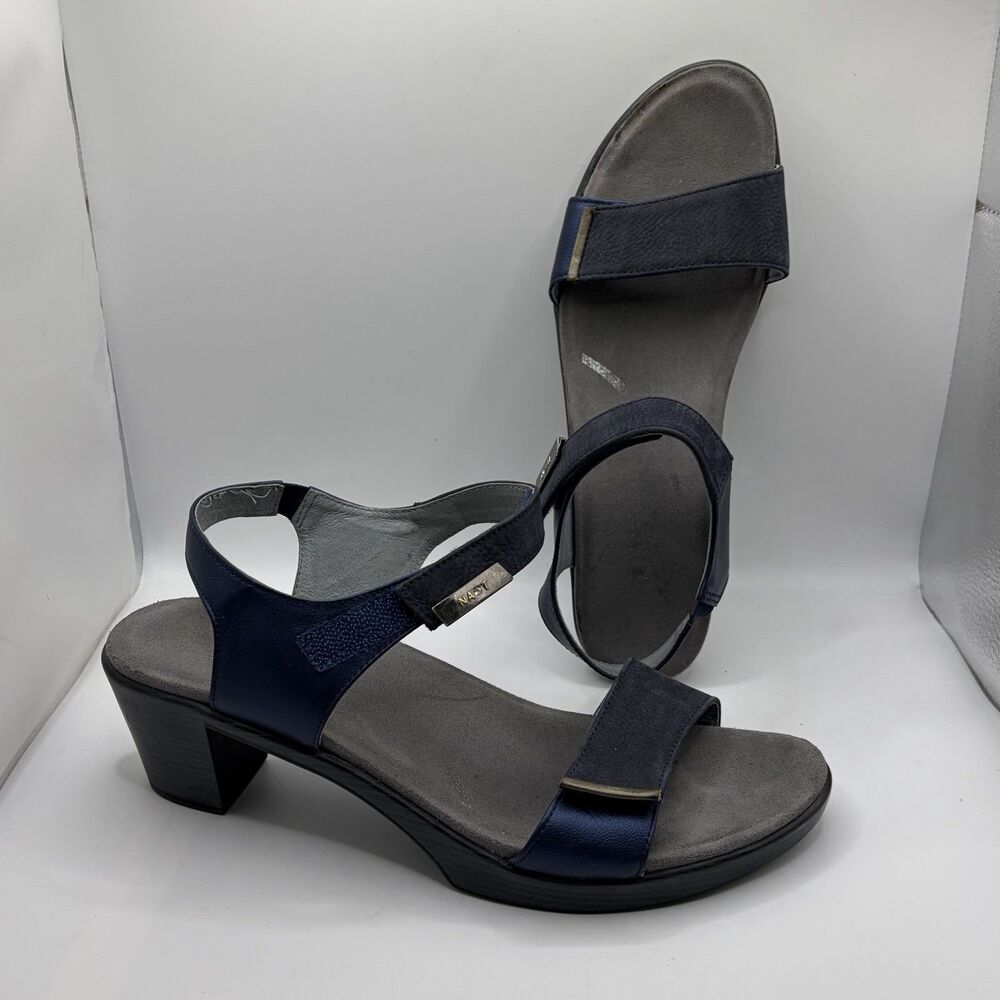 NAOT Intact Womens 41 (US Size 10) Wedge Heel Sandal Preppy Beach Summer Blue